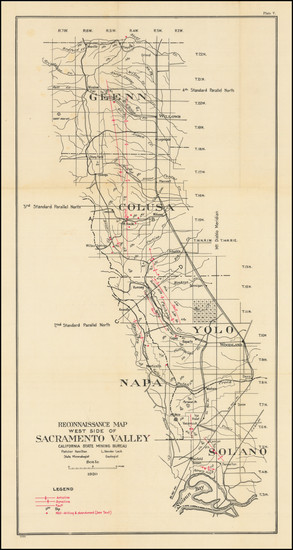 82-California Map By California State Mining Bureau