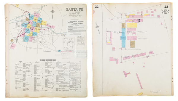 24-New Mexico and Atlases Map By Sanborn Map Company