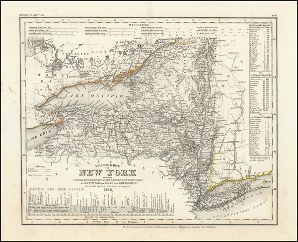 58-New York State Map By Joseph Meyer