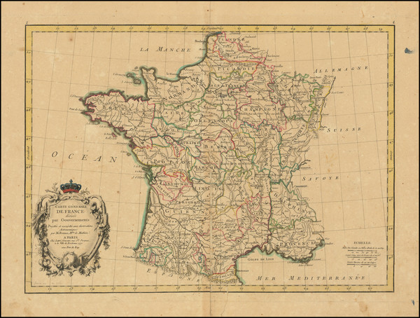 5-France Map By Jean Lattré