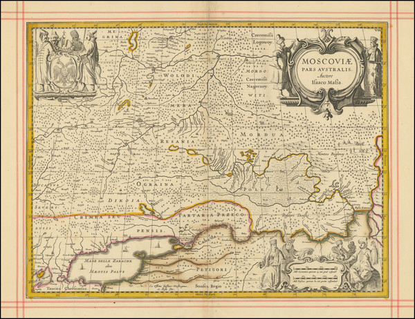 84-Russia Map By William Pitt  &  Johannes von Wasenberg