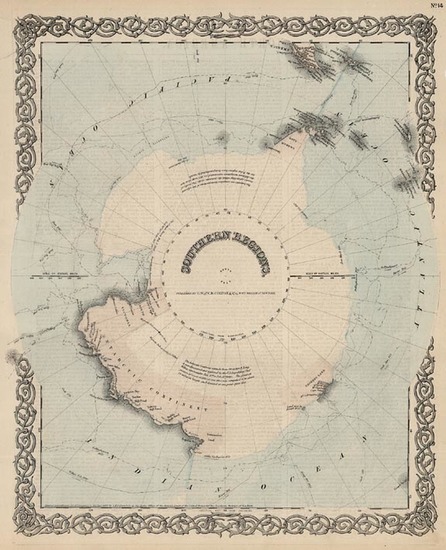 24-World, World and Polar Maps Map By G.W.  & C.B. Colton