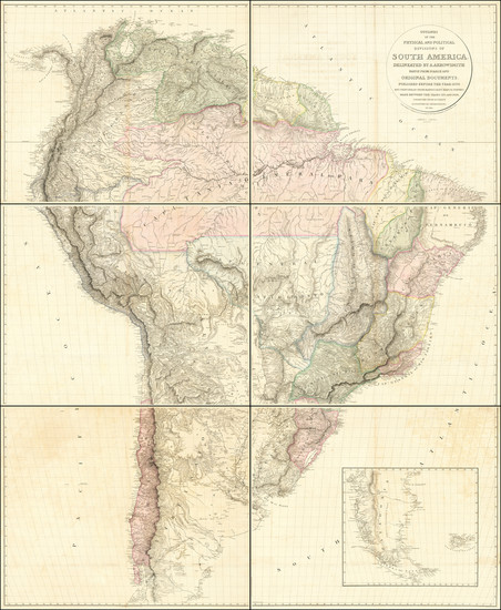 91-South America Map By Aaron Arrowsmith