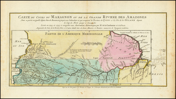 51-Colombia, Brazil, Guianas & Suriname and Peru & Ecuador Map By A. Krevelt