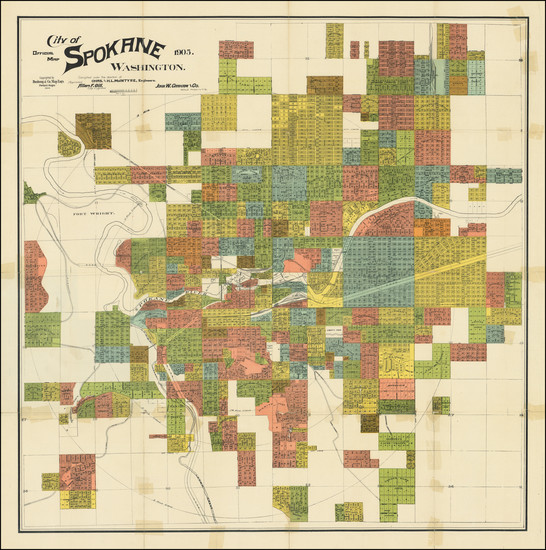 83-Washington Map By Bushong & Co.