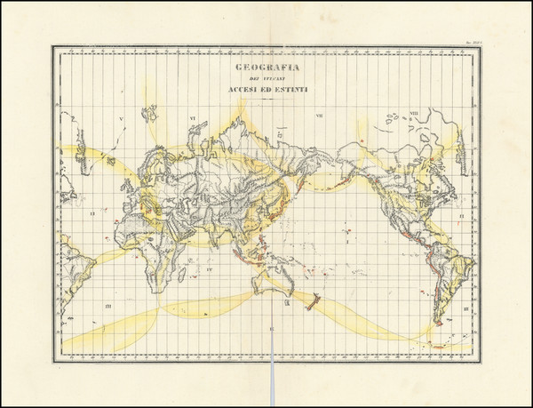 74-World Map By Francesco Costantino Marmocchi