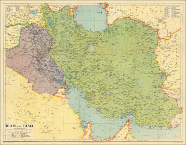 31-Persia & Iraq Map By George Philip & Son