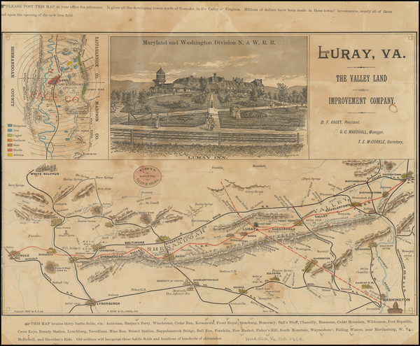 80-Virginia Map By A.Y. Lee