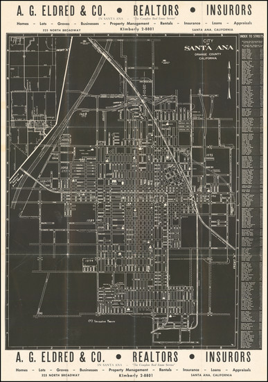 41-Other California Cities Map By A.G. Eldred & Co.