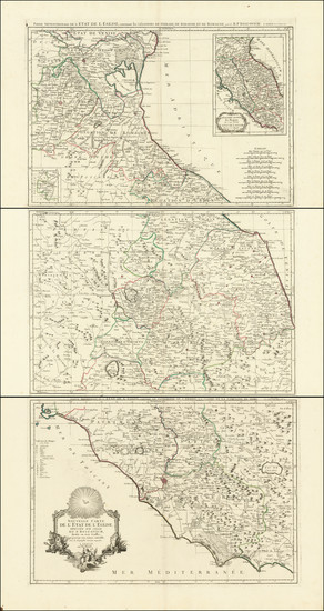 80-Northern Italy and Southern Italy Map By Paolo Santini