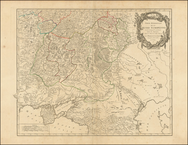 77-Russia and Ukraine Map By Didier Robert de Vaugondy