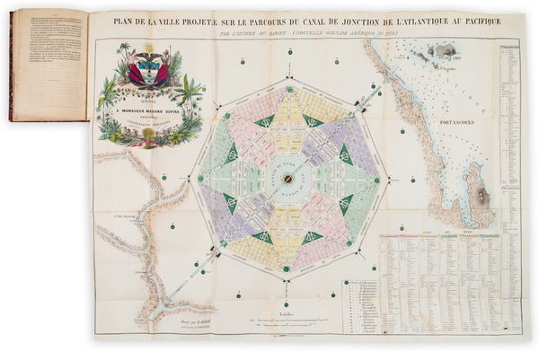 57-Central America and Rare Books Map By Athanase Airiau