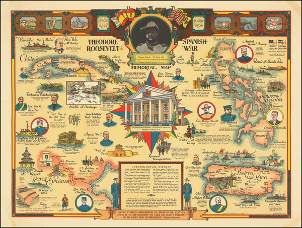 48-United States, Cuba, Puerto Rico, China, Philippines and Pictorial Maps Map By Carlo  Nisita / 