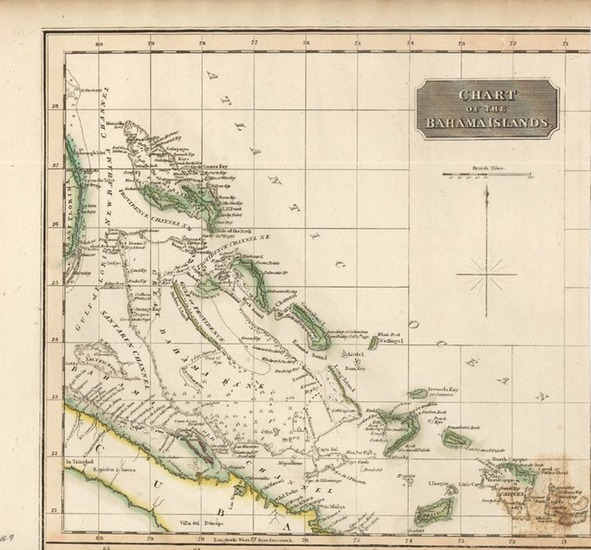 83-Caribbean Map By John Thomson