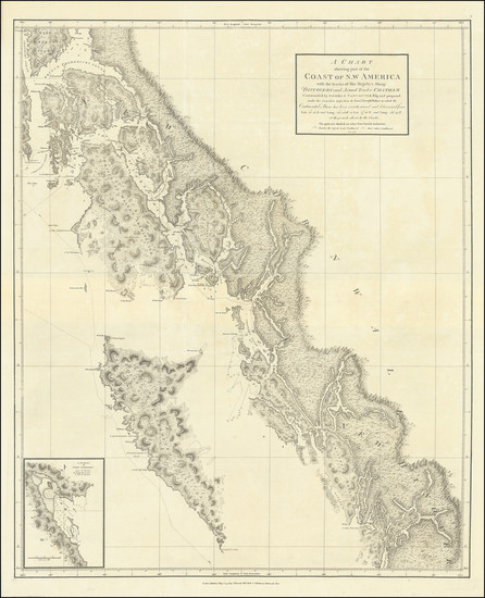 26-Alaska and British Columbia Map By George Vancouver