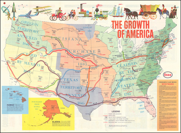 2-United States Map By General Drafting Company