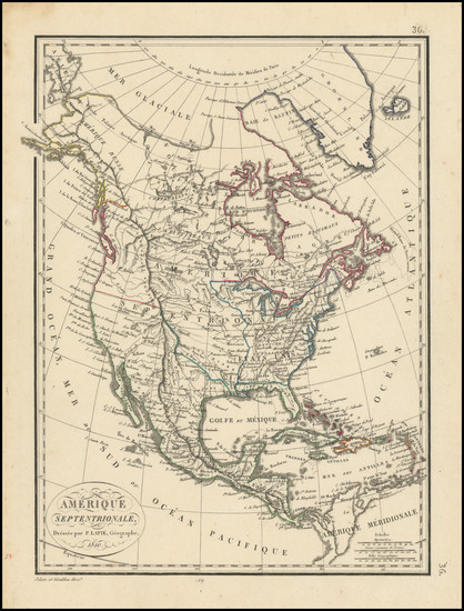 6-North America Map By Pierre Lapie