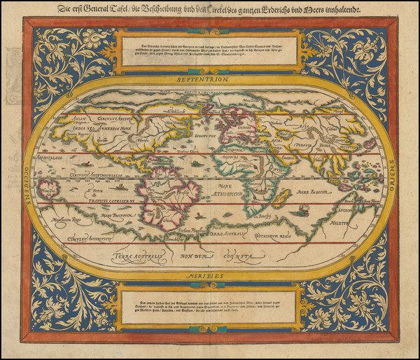 59-World Map By Sebastian Munster