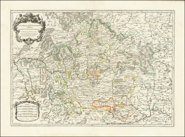 9-Süddeutschland Map By Alexis-Hubert Jaillot