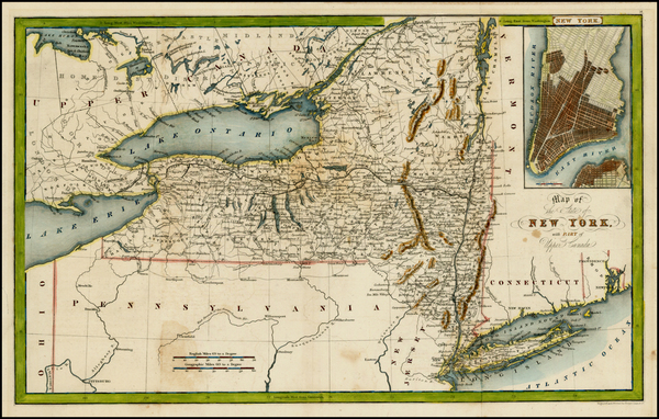 53-Canada Map By Hinton, Simpkin & Marshall