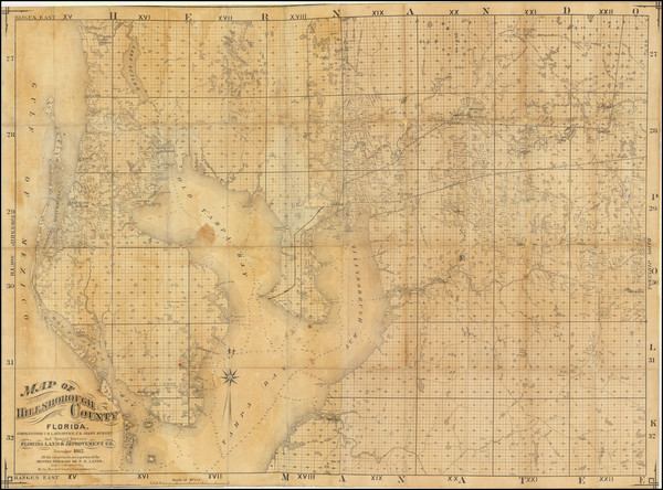 21-Florida Map By J. J. Treveres