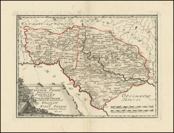 81-Ukraine Map By Franz Johann Joseph von Reilly