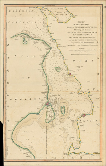 71-Baltic Countries, Scandinavia and Denmark Map By William Faden