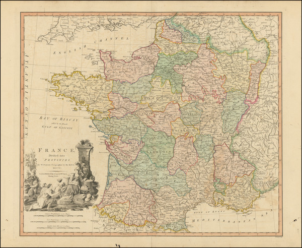 69-France Map By William Faden