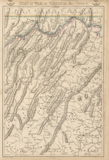 53-Mid-Atlantic and Southeast Map By Edward Weller / Weekly Dispatch