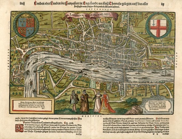 0-Europe and British Isles Map By Sebastian Munster