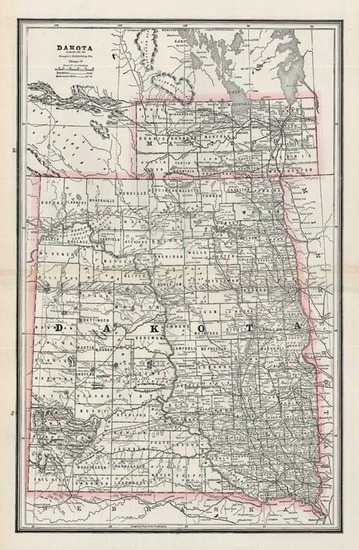 22-Plains and Rocky Mountains Map By People's Publishing Co.