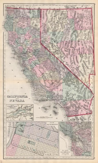 94-California Map By O.W. Gray & Son