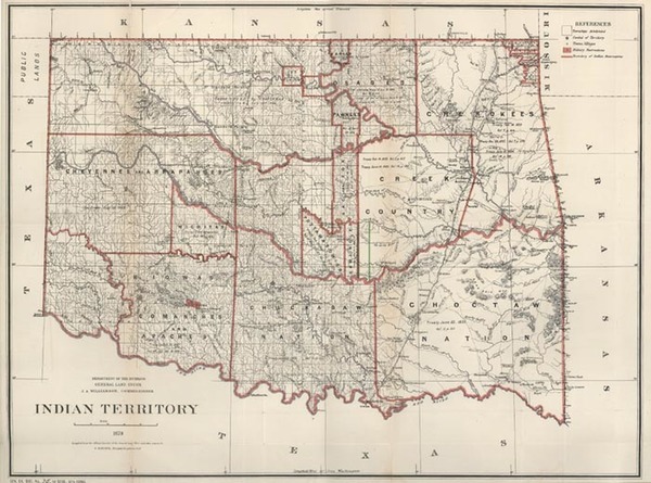 37-Plains and Southwest Map By General Land Office