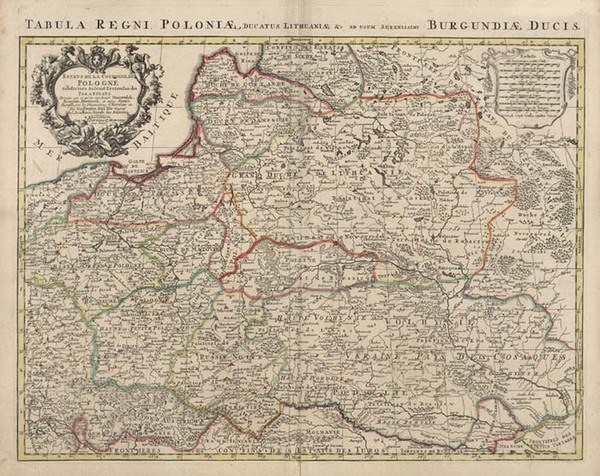 33-Europe, Poland, Russia and Baltic Countries Map By Johannes Covens  &  Pierre Mortier