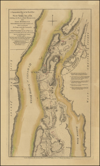 7-New York City and American Revolution Map By William Faden