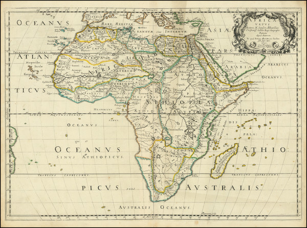 31-Africa Map By Nicolas Sanson