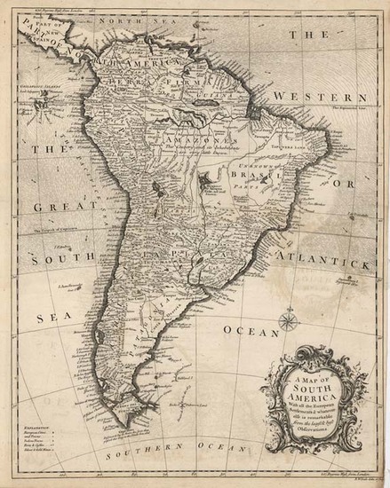 91-South America Map By Richard William Seale