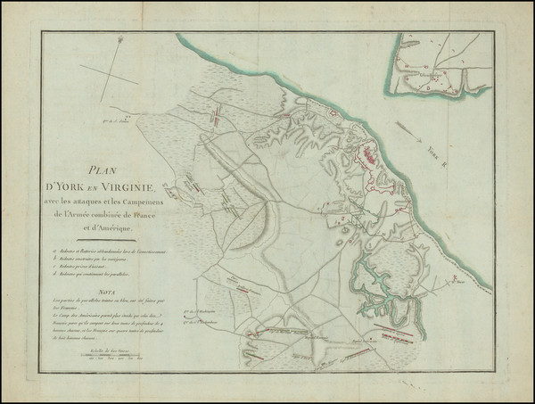 80-South, Virginia and American Revolution Map By Henri Soules