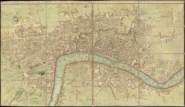 40-London Map By John Gibson