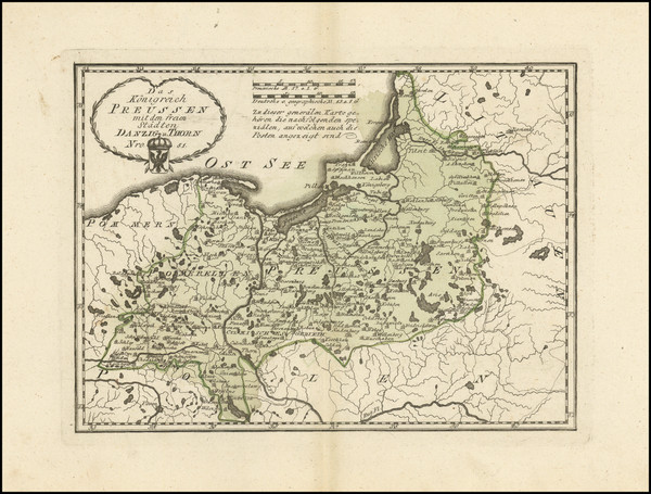 17-Poland, Russia and Baltic Countries Map By Franz Johann Joseph von Reilly