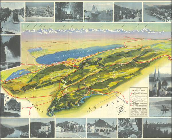 70-Switzerland Map By Anonymous