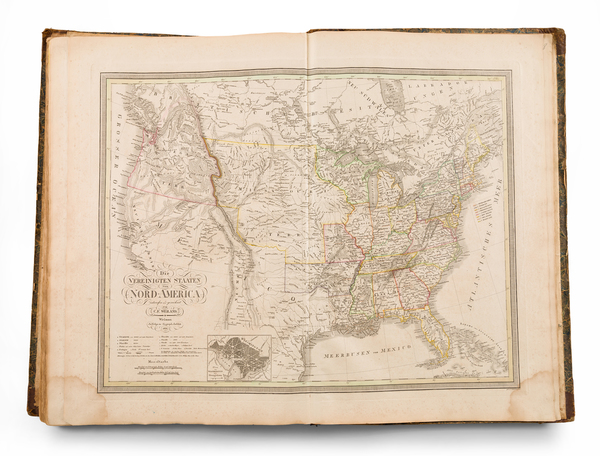 33-Atlases Map By Carl Ferdinand Weiland