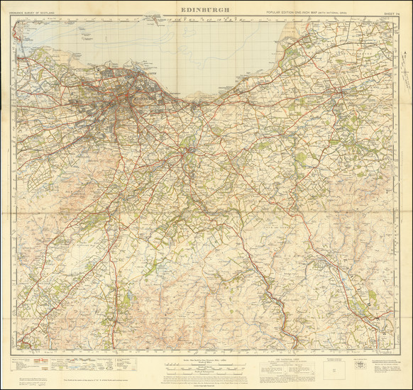 13-Scotland Map By Ordnance Survey of Scotland