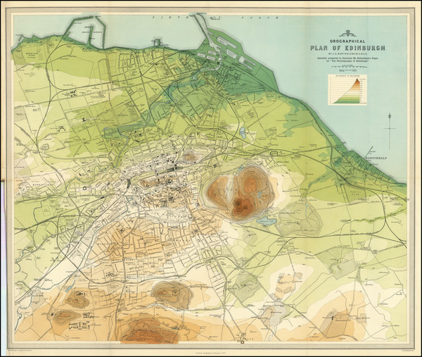 49-Scotland Map By J. G. Bartholomew