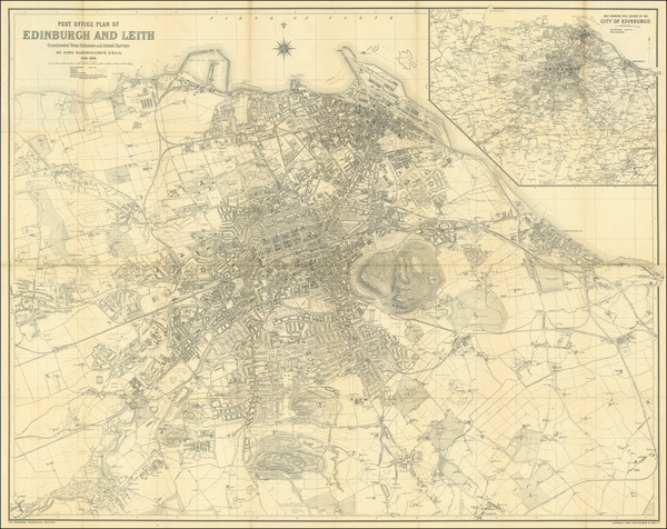 89-Scotland Map By John Bartholomew