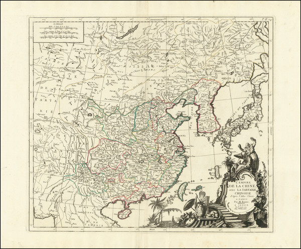 65-China and Korea Map By Paolo Santini