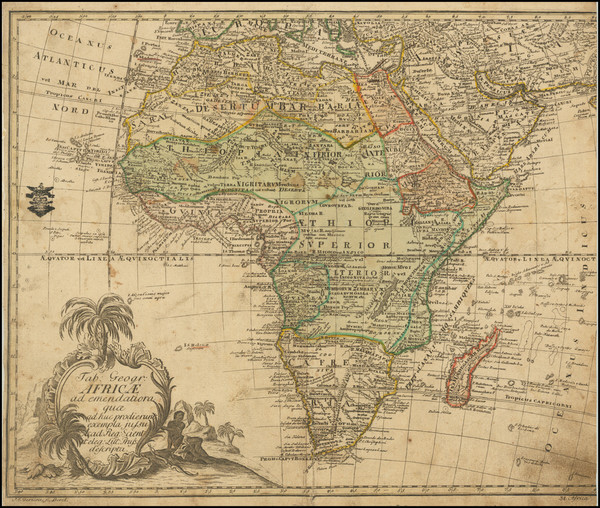 9-Africa Map By Leonard Von Euler