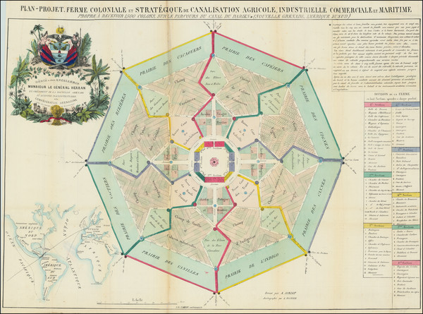 4-Central America Map By Athanase Airiau