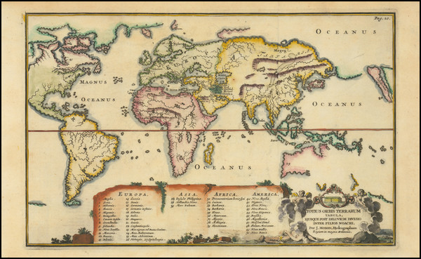 22-World and California as an Island Map By James Moxon