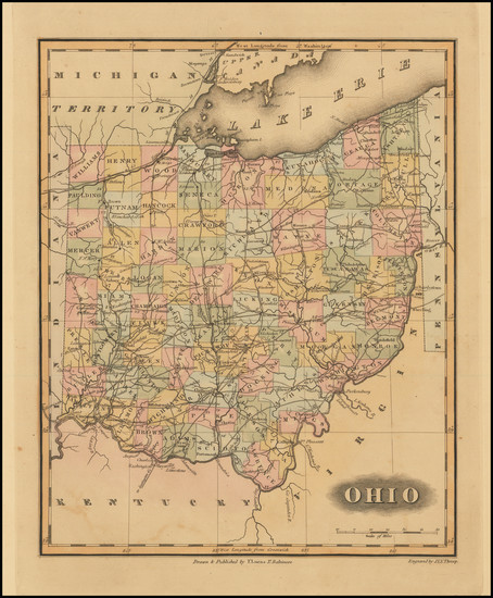 16-Midwest and Ohio Map By Fielding Lucas Jr.